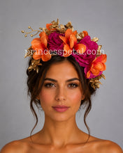 Load image into Gallery viewer, Pink, orange and gold
