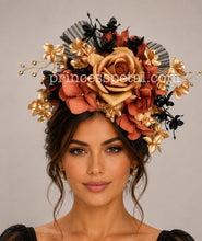 Load image into Gallery viewer, Browns , black and gold
