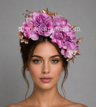 Load image into Gallery viewer, Lilac, pink and gold
