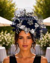 Load image into Gallery viewer, Navy and silver
