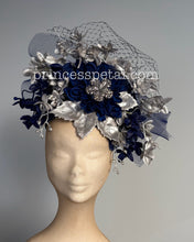 Load image into Gallery viewer, Navy and silver
