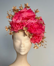 Load image into Gallery viewer, Coral pink and gold
