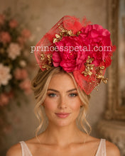 Load image into Gallery viewer, Coral pink and gold
