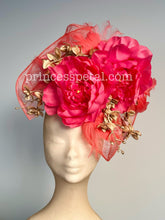 Load image into Gallery viewer, Coral pink and gold
