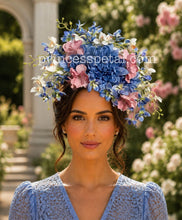 Load image into Gallery viewer, Blue, white and pink
