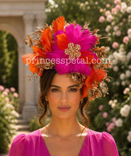 Load image into Gallery viewer, Pink, orange and gold
