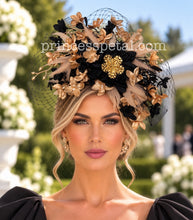 Load image into Gallery viewer, Black, beige and gold
