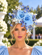 Load image into Gallery viewer, Blue and white
