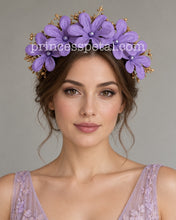 Load image into Gallery viewer, Lilac and gold
