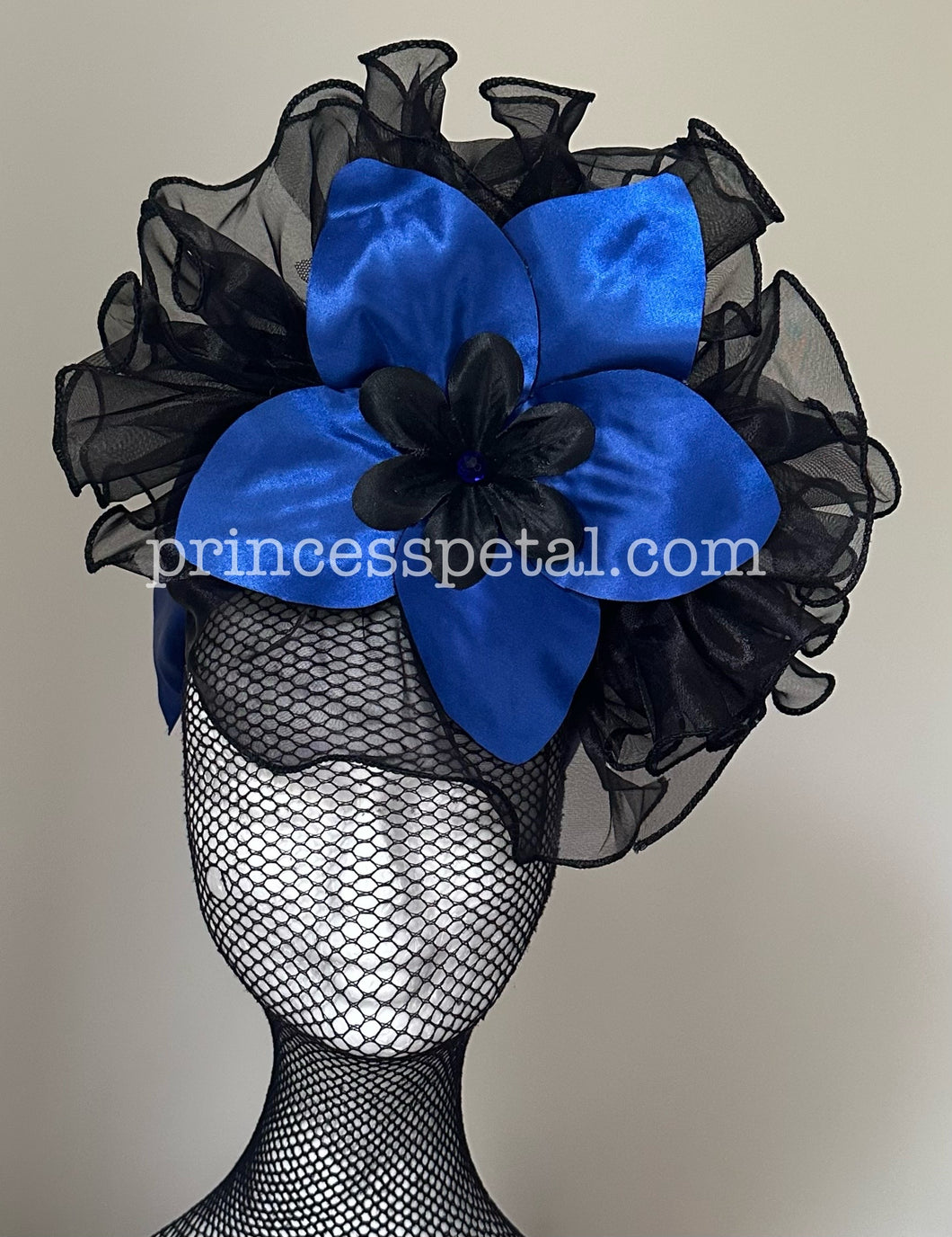Blue and black