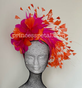 Pink and orange
