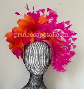Pink and orange