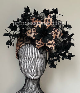Leopard print and black