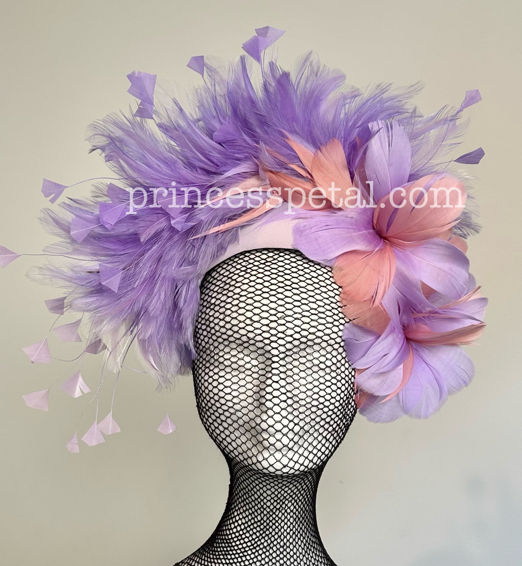 Lilac and pink