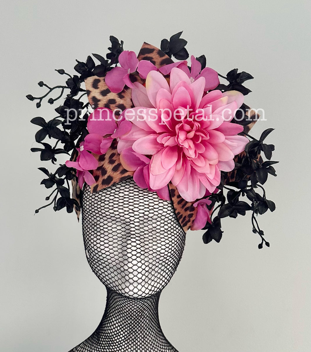 Pink, black and leopard print