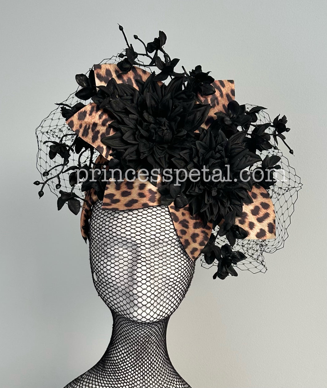 Leopard print and black