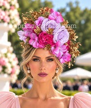 Load image into Gallery viewer, Pink, lilac and gold
